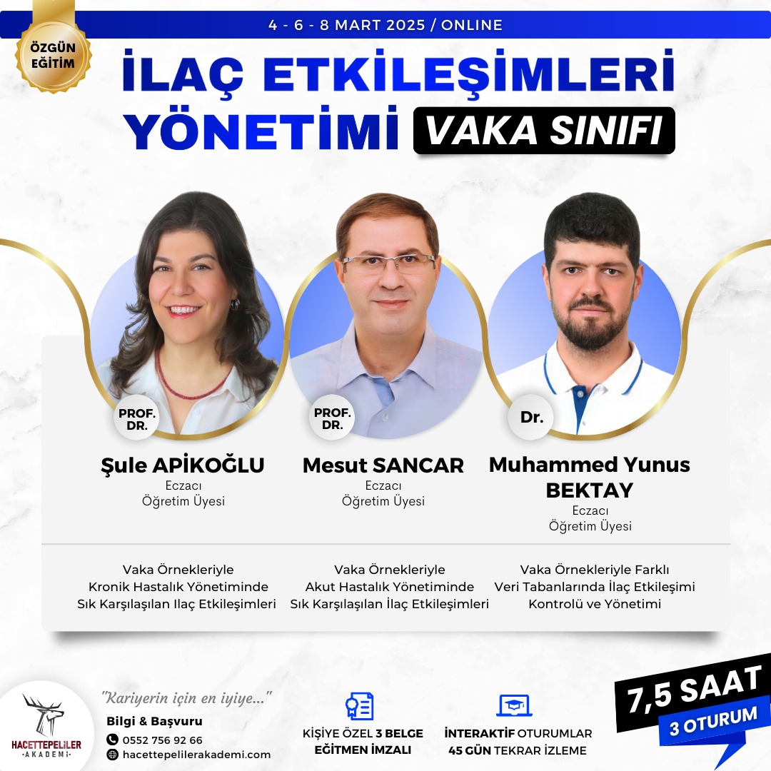 İlaç Etkileşimleri Yönetimi Vaka Sınıfı